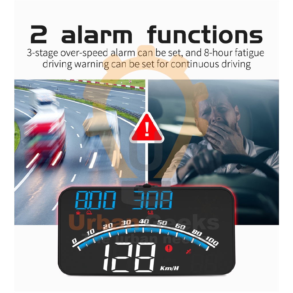 HUD G10 Car GPS Head up Display 4inch Automatic GPS Speedometer