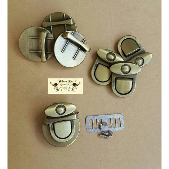 PROMO 24PCS KUNCI SODOK BUCKLE TAS DOMPET ATG POLES KUALITAS SUPER