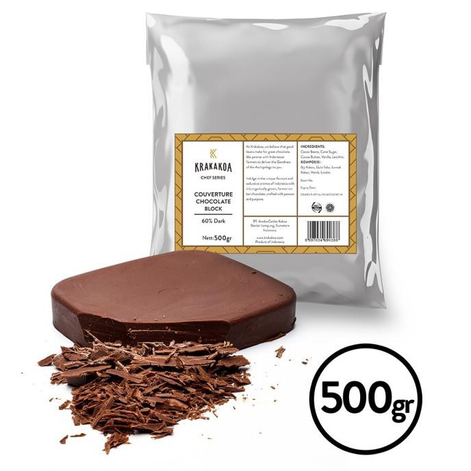 

Jual 60% Dark Chocolate Couverture - 500Gr Coklat