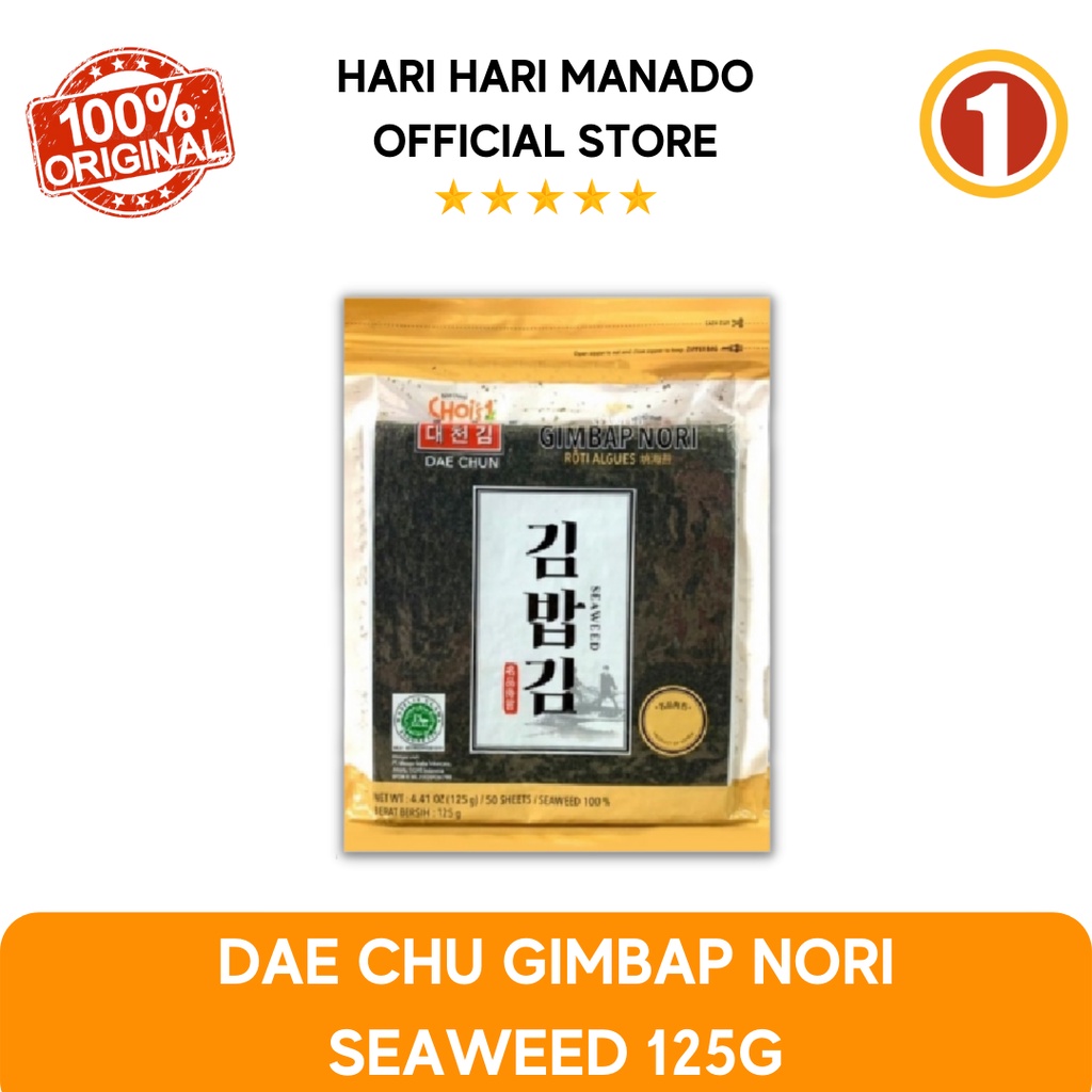 

DAE CHU GIMBAP NORI SEAWEED 125G