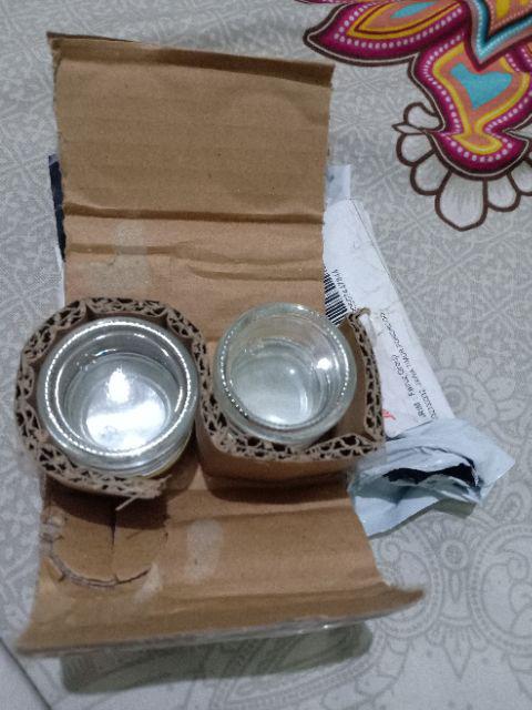 Ongkir Termurah! Mini Jar Glass 25ml / Jar / Tempat Saffron 25ml / Toples Kaca Mini 25ml