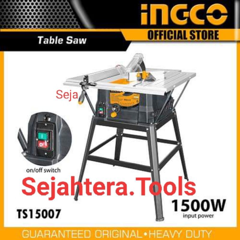 Ingco mesin gergaji potong meja Table Saw