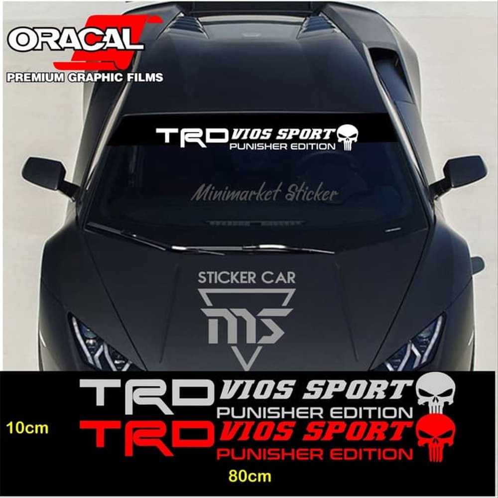 Stiker Vios Sticker Vios Stiker Mobil Toyota Trd Vios Sport Kaca Shopee Indonesia