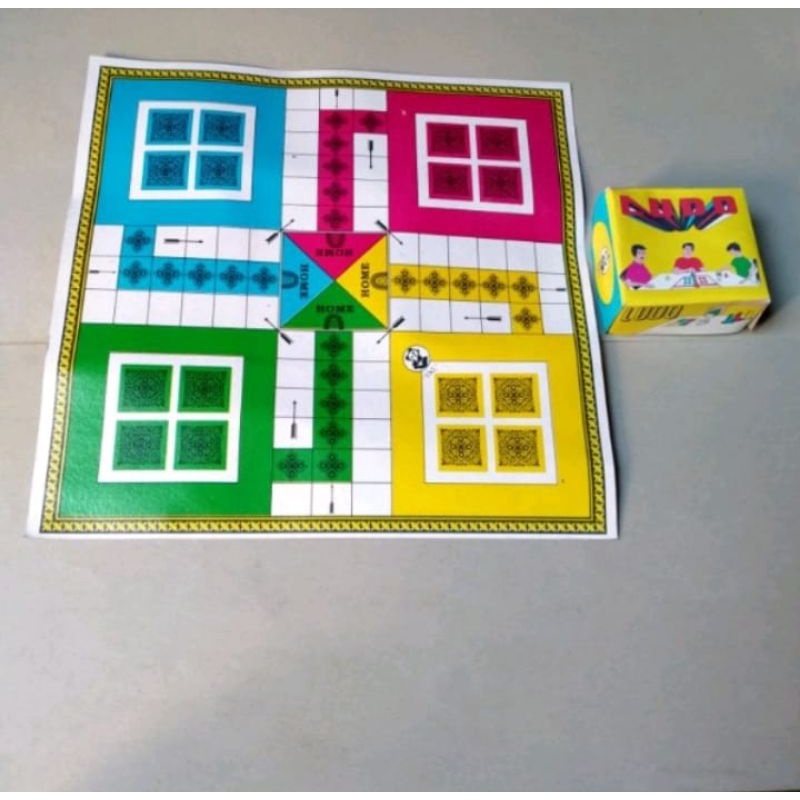 mainan jadul ludo dan ular tangga