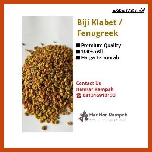 

NUTRISI-BUMIL- 500 GRAM FENUGREEK / BIJI KLABET / METHI SEEDS / HALBA / HULBAH -BUMIL-SEHAD.