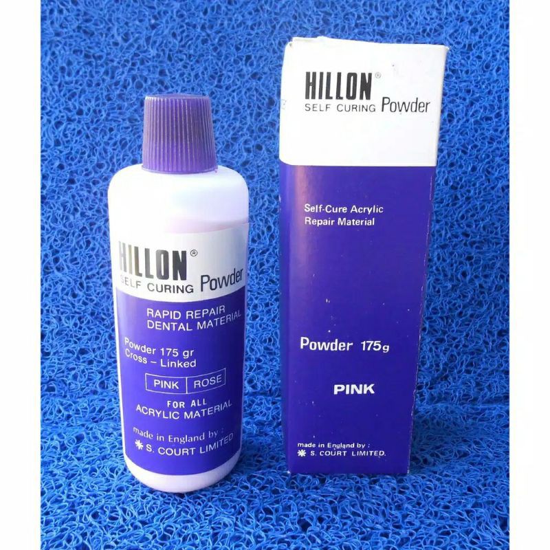 Hillon Powder Bubuk Serat 175 gram Self Curing Acrylic Rapid Dental Otomatis Self Cure Selfcure