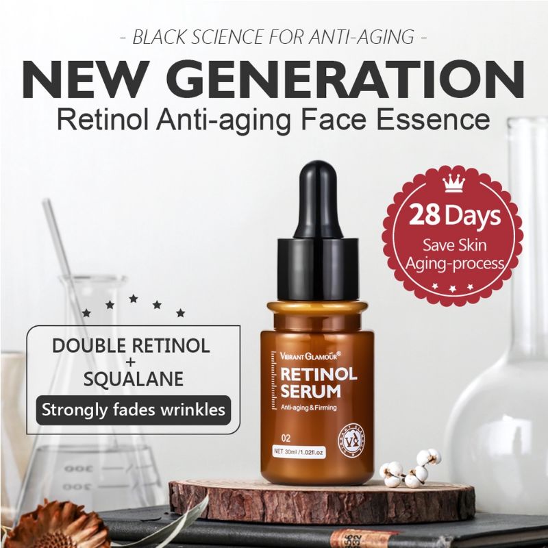 [BPOM] Vibrant Glamour Retinol set Cream Wajah 30g + Serum Wajah 30ml