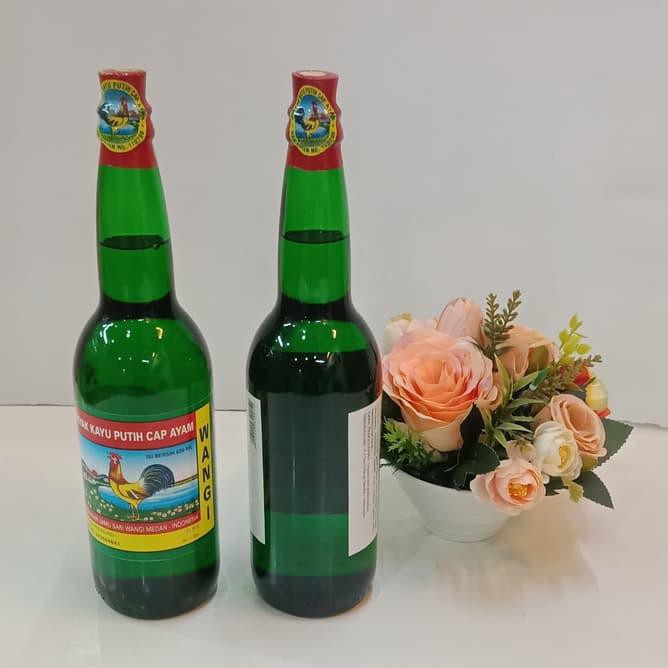 

(Jual!!) Minyak Kayu Putih Cap Ayam botol bir ( 620 ml ), Asli Medan - Extra buble