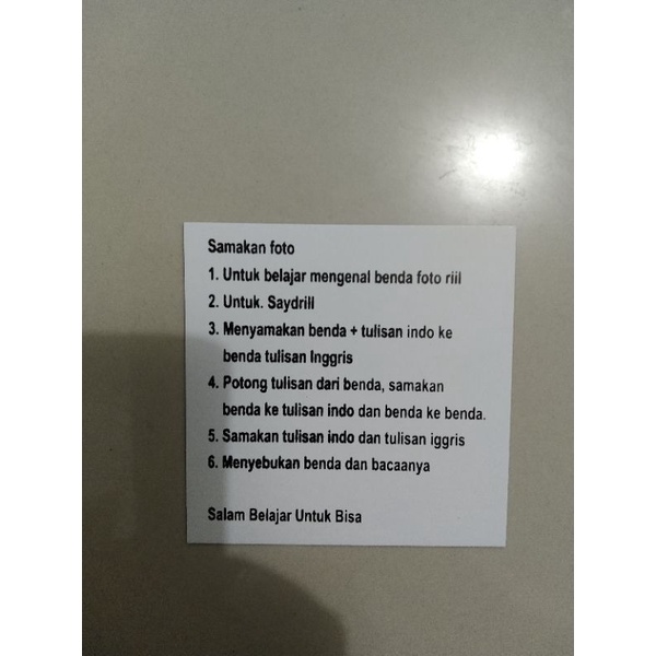 samakan foto+baca