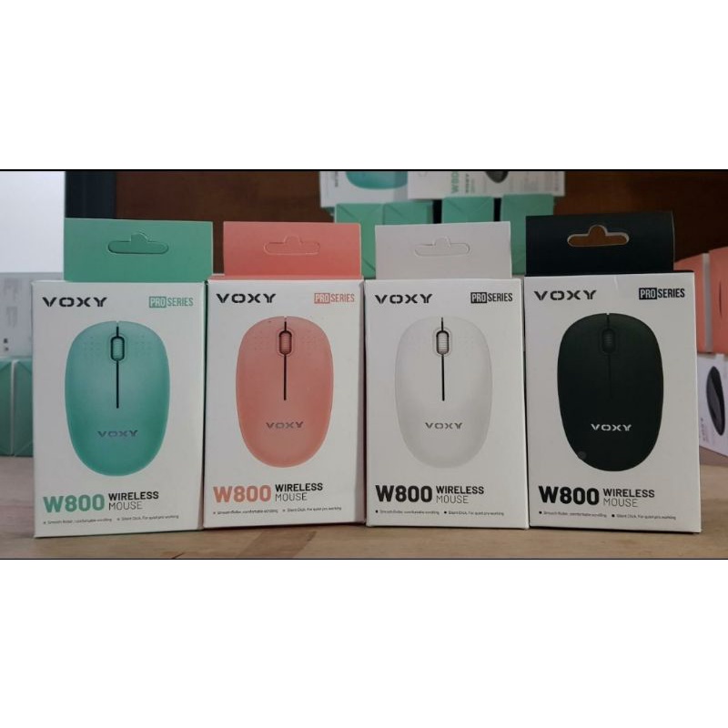 Mouse Wireless Voxy W800 Pro Series Free Battery Baterai