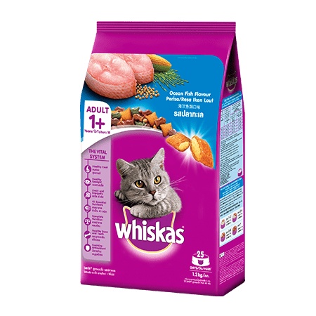 WHISKAS OCEAN FISH 1.2 KG - CAT FOOD DRY