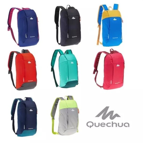 HOT SALE TAS SEKOLAH GUNUNG QUECHUA ARPENAZ 10L - 10 LITER HIKING BACKPACK - HITAM TERLARIS