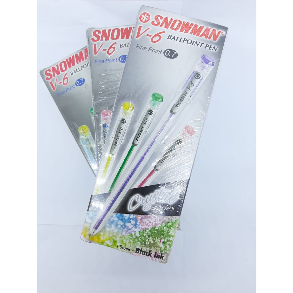 

SERI BALLPOINT V-6 0.7 CRYSTAL SNOWMAN PERPAK