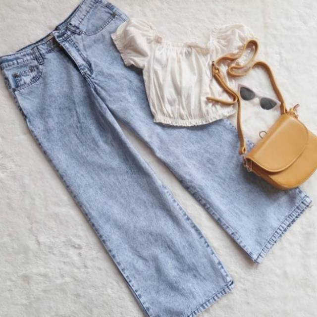 FWR KULOT JEANS SNOW SYAKIRA Shopee Indonesia FWR KULOT JEANS SNOW SYAKIRA Shopee Indonesia
