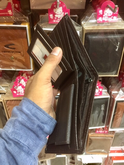 Dompet lipat pria kulit asli berkualitas model keren #dompet #dompetlipat #dompetpria