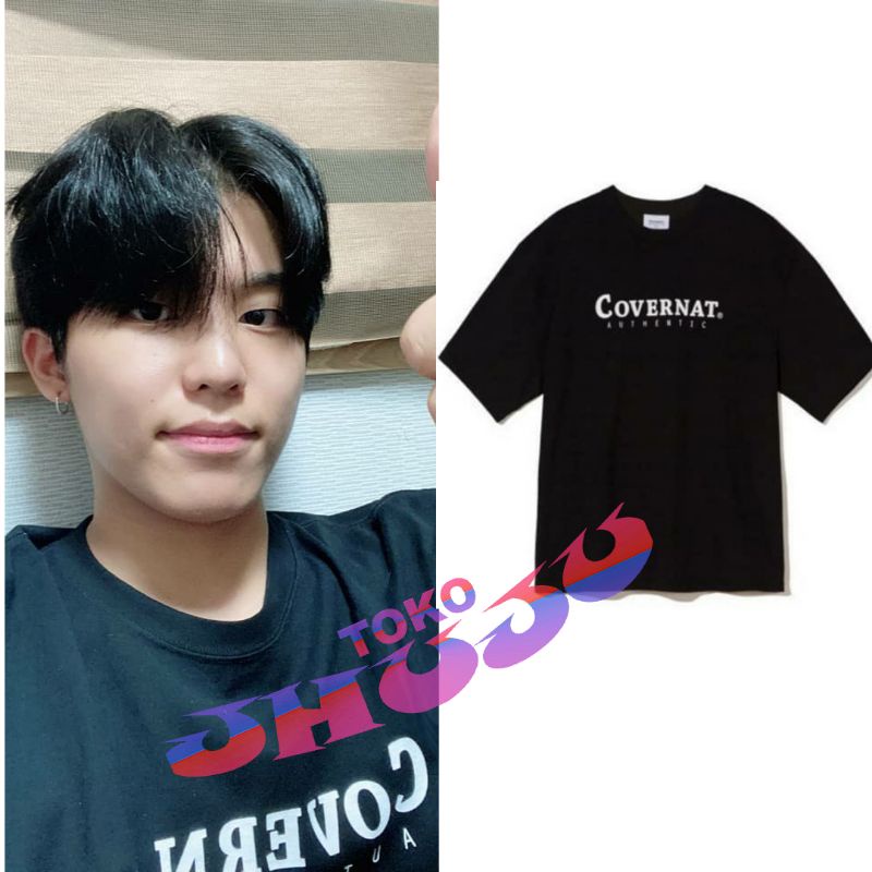 Baju T Shirt Treasure Jeongwoo style C0VERNAT authentic