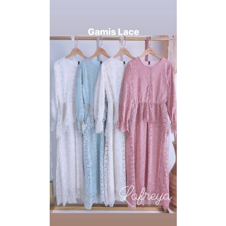 Gamis Lace Brukat Import Lafreya LFY