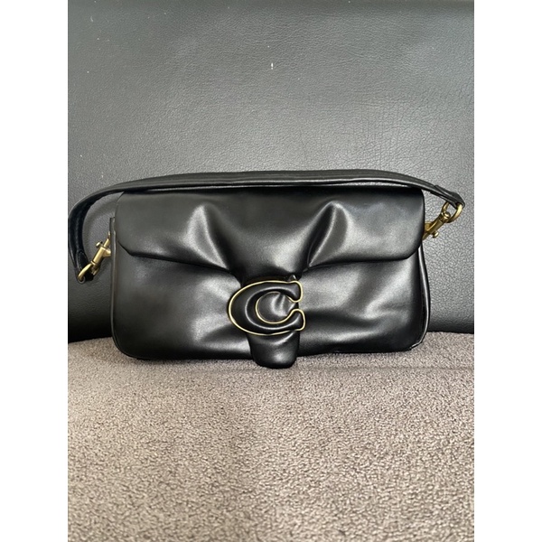 TAS COACH TABBY PILLOW BLACK SHOULDER BAG