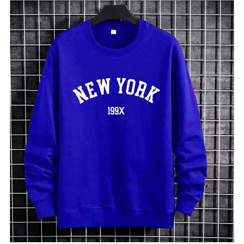 BISA COD ~ BAJU TRENDY NEW YORK TERBARU- BAJU PRIA LENGAN PANJNG TERBARU-KAOS DISTRO KEKINIAN PRIA TERLARIS