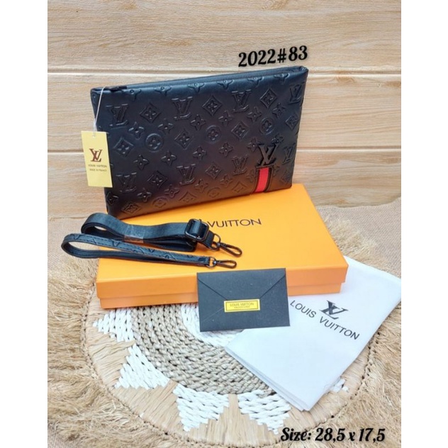 Clutch / Handbag Wanita / Pria Free Box Premium