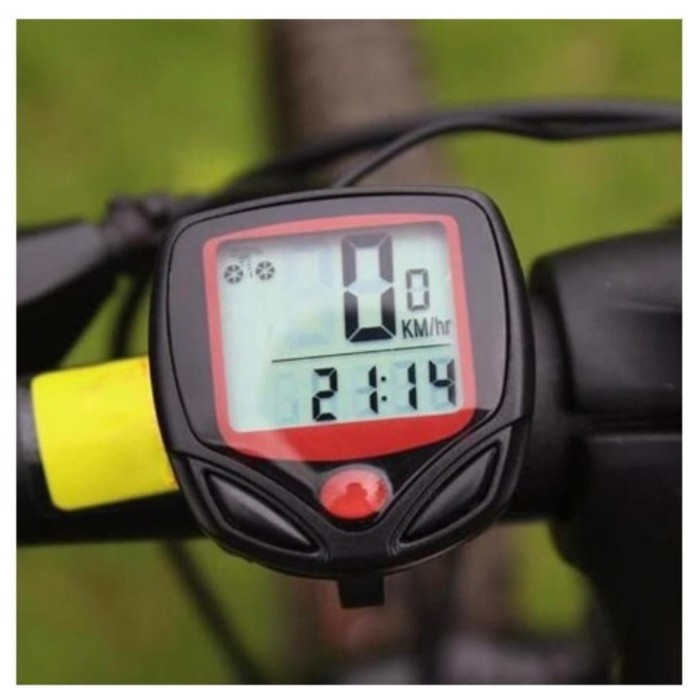 BICYCLE SPEEDO ODO METER 15 IN 1 WATERPROOF ALAT PENGUKUR JARAK SEPEDA