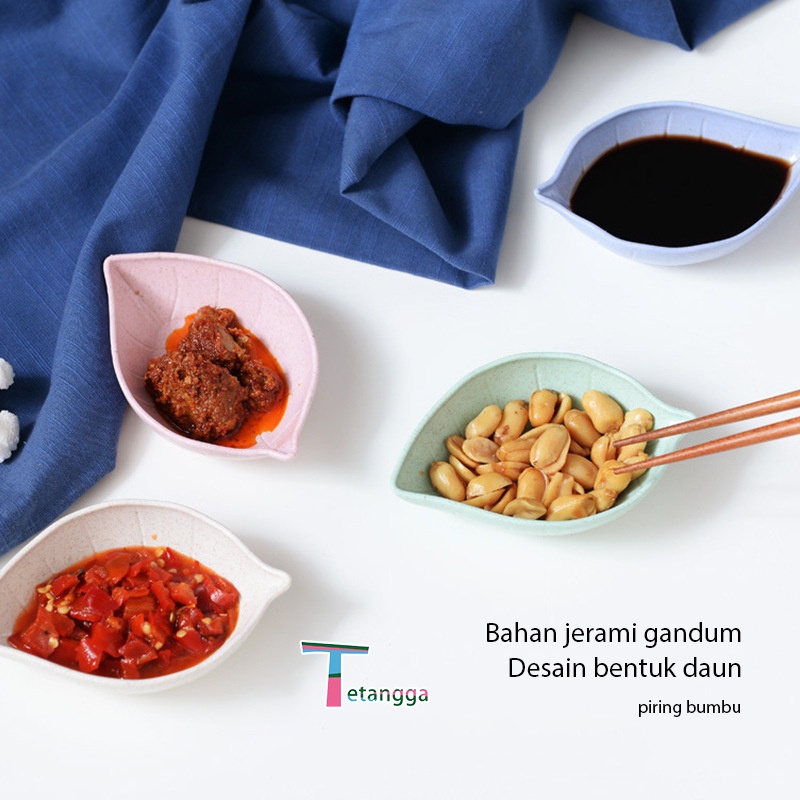 PIRING SAUS MANGKOK DAUN TEMPAT SAMBAL KECAP IMPOR HIGH TEMPAT SAMBAL KECAP