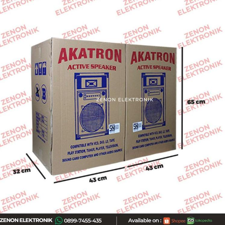 Dijual | QYA9A [PROMO 4.4 ] SPEAKER AKTIF BLUETOOTH 12 INCH INCHI SUBWOOFER AKATRON 12 IN SUBWOOFER 