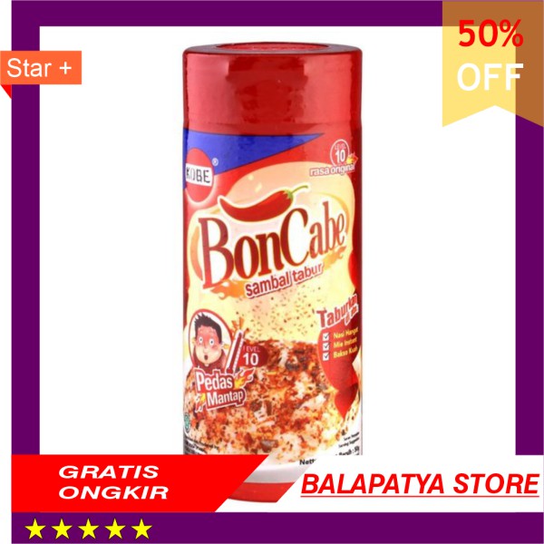 

BEST SELLER !!! Bon Cabe Sambal Tabur Level 10