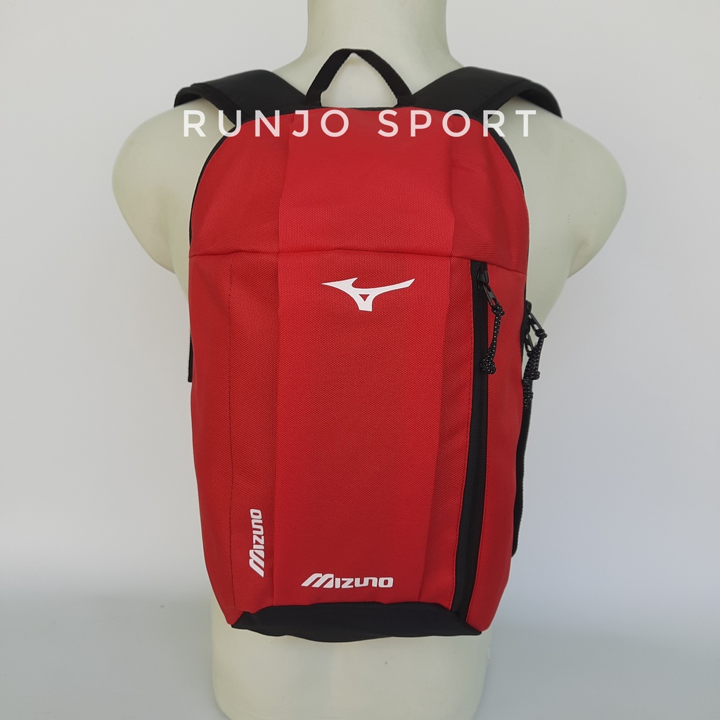 Tas Ransel Sport Mizuno Futsal Sepak Bola Olahraga Red