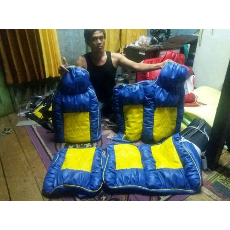 sarung jok truk canter model sofa