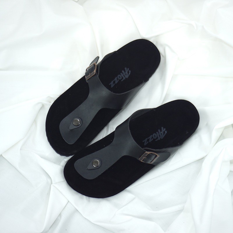 DENVER - BLACK  ( Sandal Unisex / Wanita &amp; Pria )