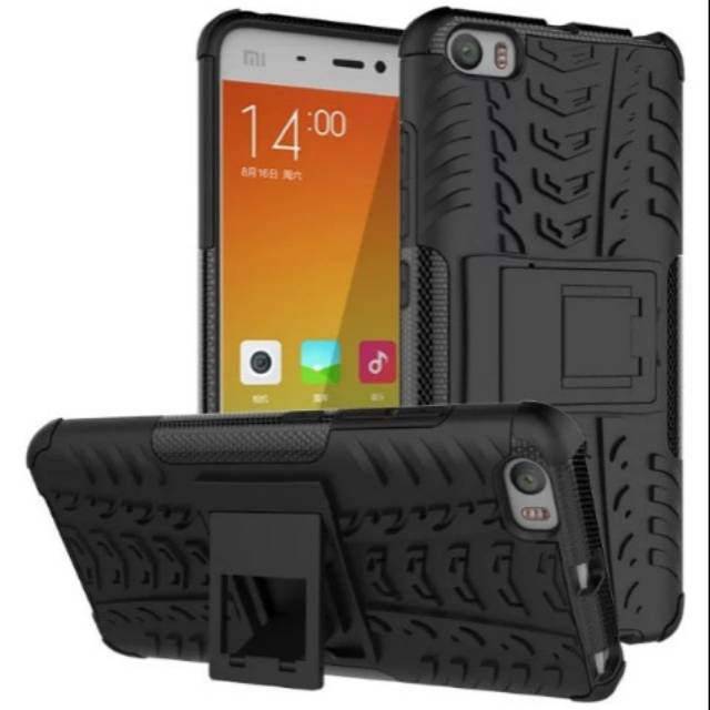 Rugged armor robot xiaomi mi 5 stand hard back case casing cover kick standing