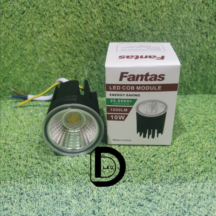 Lampu Module COB 10w 10 Watt Mr16 Fantas Led 3000k/4000k/6400k
