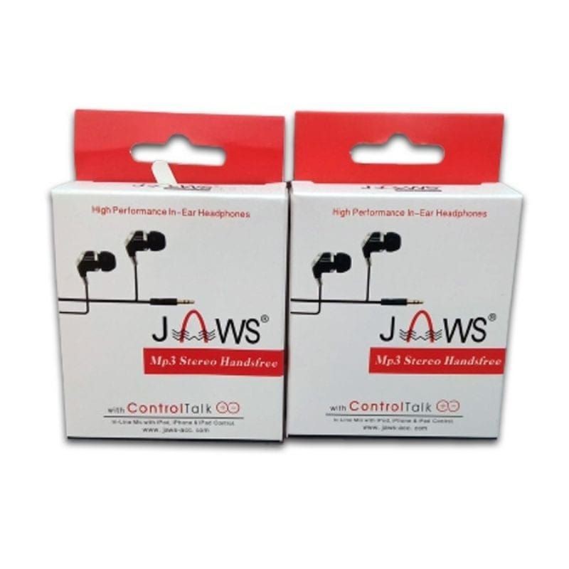 Handsfree Jaws Mega Bass Headset Jaws Megabass Earphone Jaws Megabass