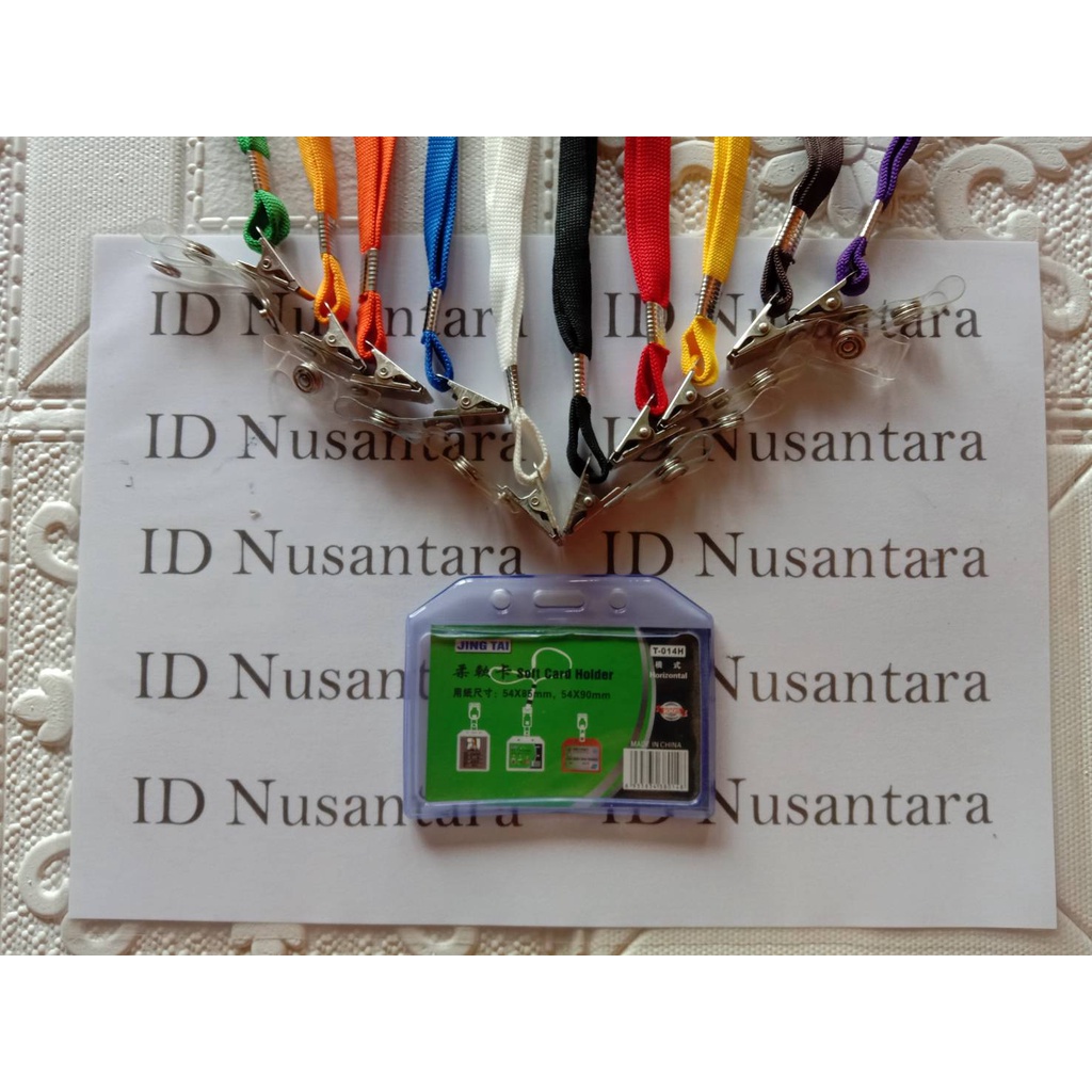

Paket Tali Jepit Besi + Casing ID Card Karet 1 Sisi T014V Tidur/Landscape