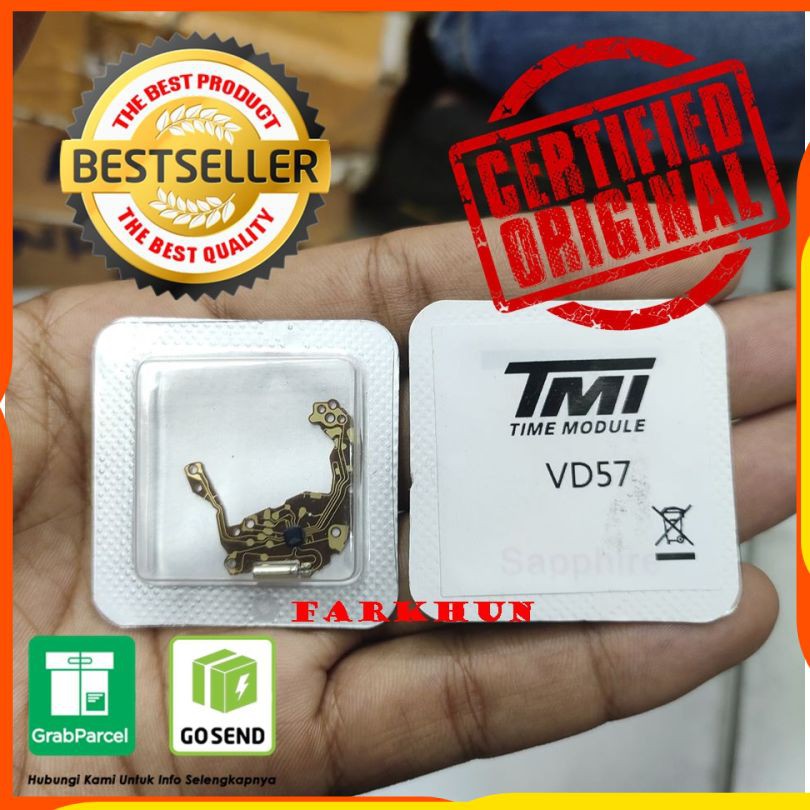 IC MESIN JAM TANGAN VD57 ORIGINAL VD 57 VD-57 TERMURAH BEST SELLER INTEGRATED CIRCUIT WATCH ORI ASLI
