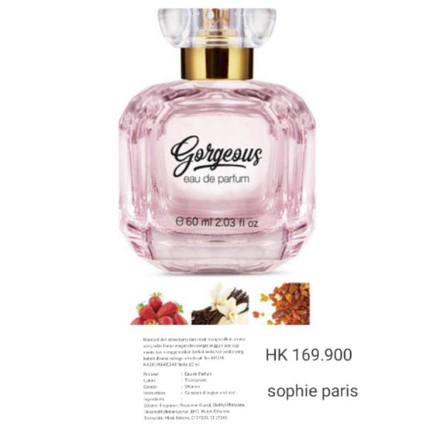 Parfum sophie paris gorgeous