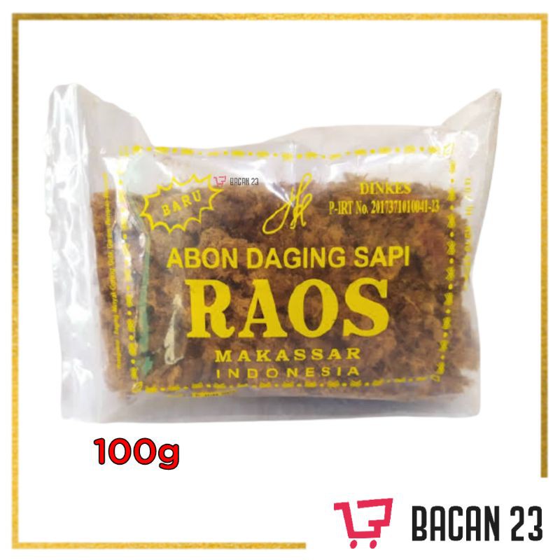 

Abon Sapi Raos 120g / Bacan 23 - Bacan23