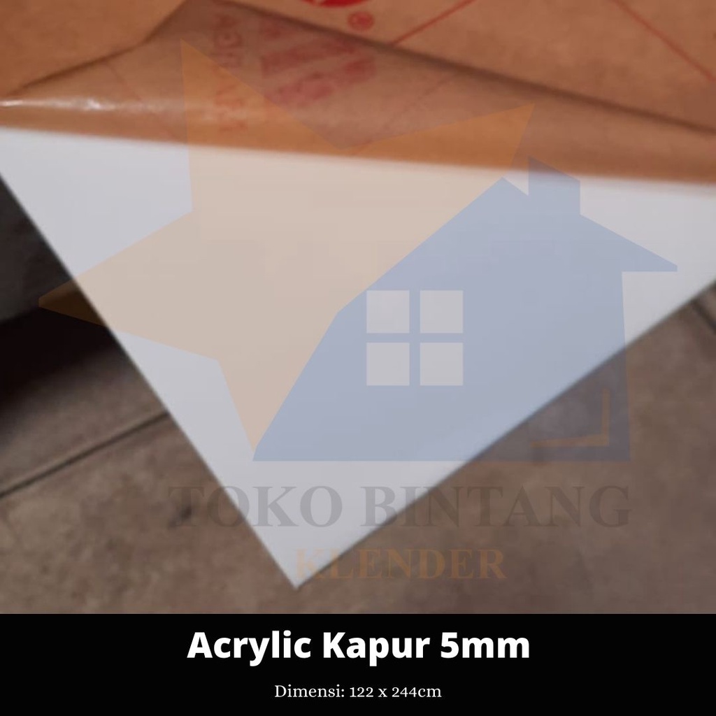 Akrilik / Acrylic Kapur 5mm 122 x 244cm