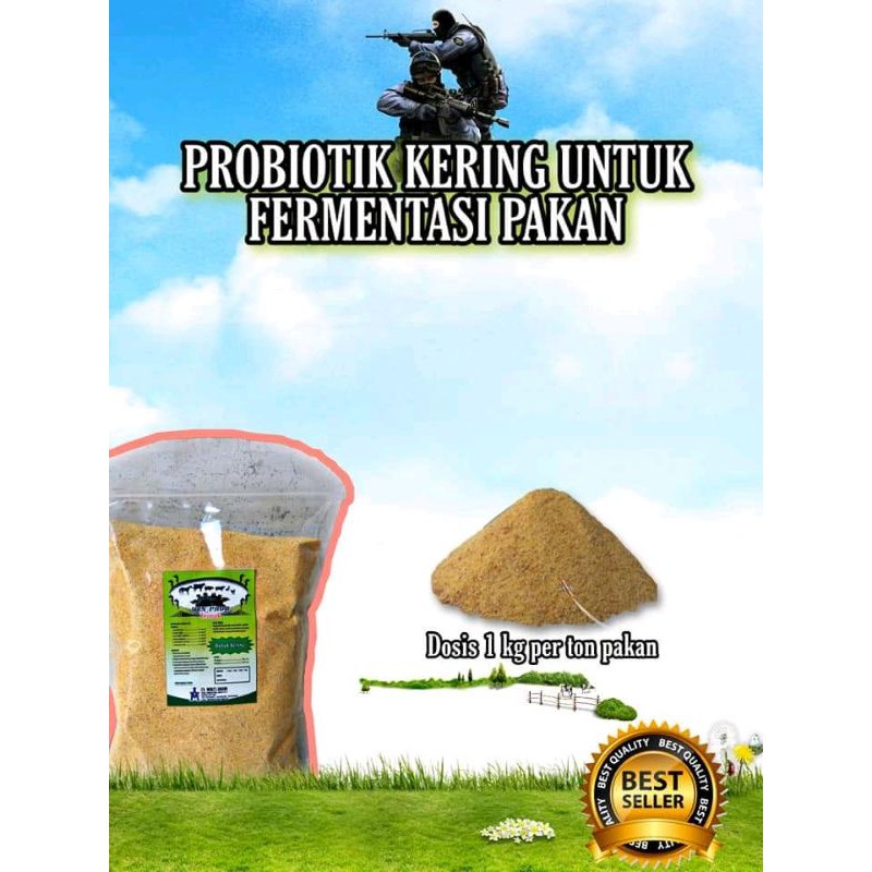 Win Probiotik,varian baru probiotik bubuk untuk fermentasi pakan ternak ruminansia dosis 1 ton/kilo