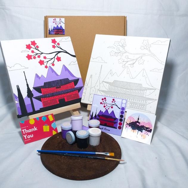 

♬ Paint By Number Kit [ Korea ] - Cocoart.id I Kanvas 20 x 20 cm ✻