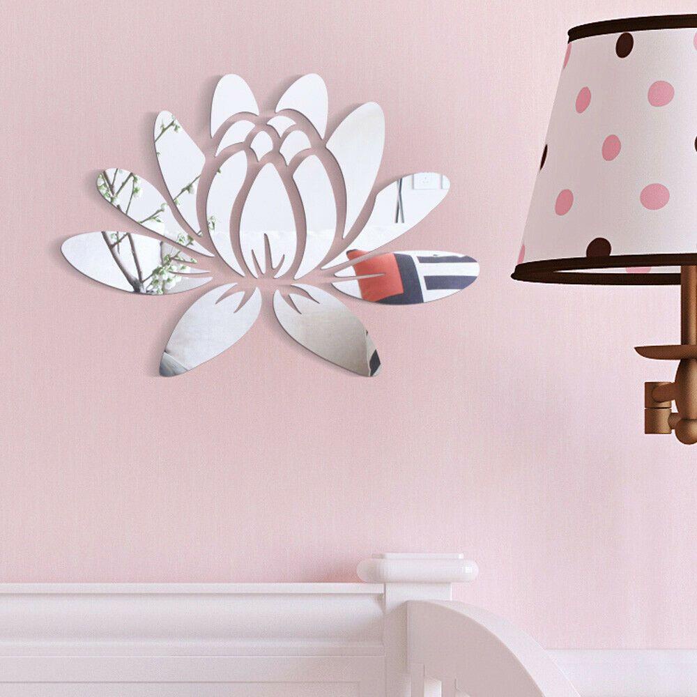 Wonder Mirror Surface Stiker Wall Art DIY 3D Aplikasi Akrilik