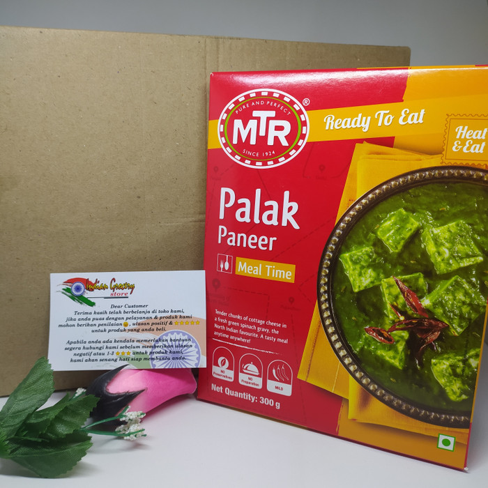 

Ready- Palak Paneer Mtr 300Gram