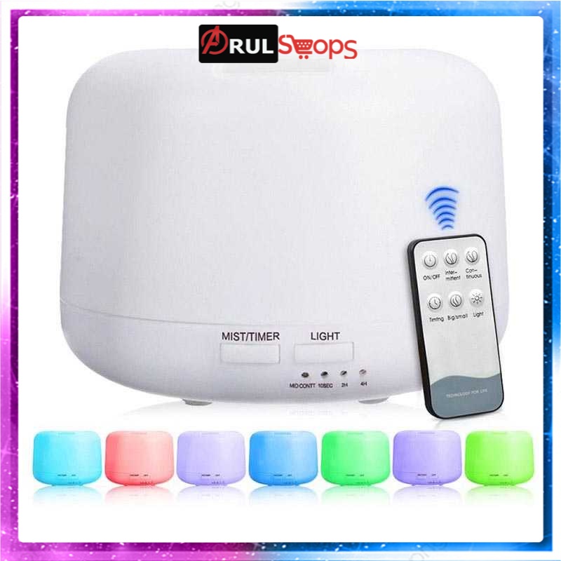 Taffware Humidifier Aromatherapy + 7 LED + Remote Control - HUMI H24