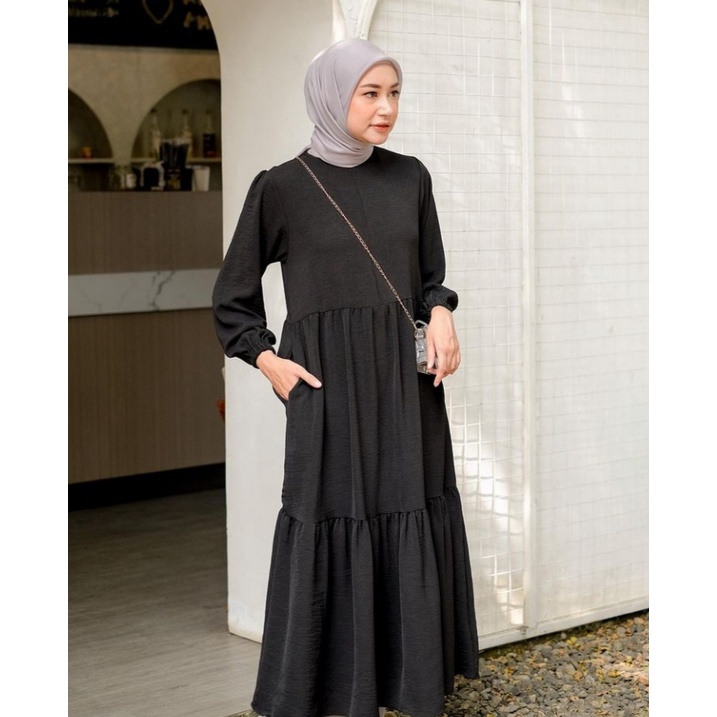 Elena Midi Dress Milo size M by Kienka id