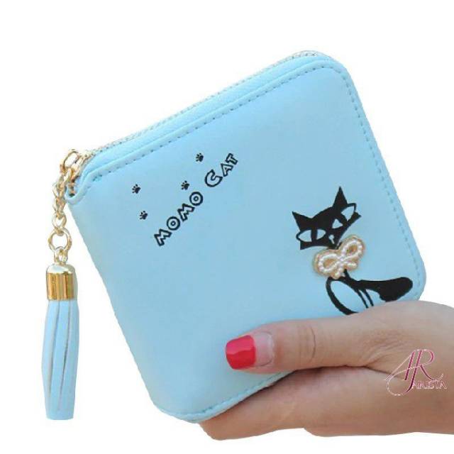 DOMPET MOMO CAT - Dompet lipat wanita