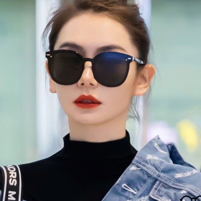 Korean Fashion BLACK PETER Vintage Mata Kucing Wanita Kacamata Hitam Sunglasses - An