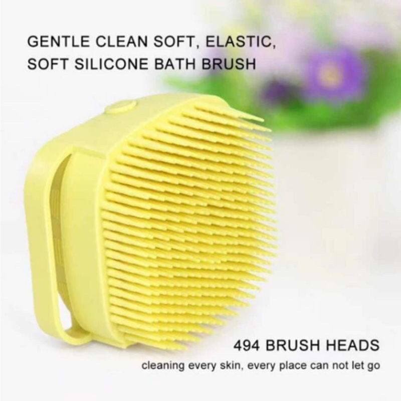 Shower brush / Sikat Mandi Silikon Kualitas Premium Dispenser portable