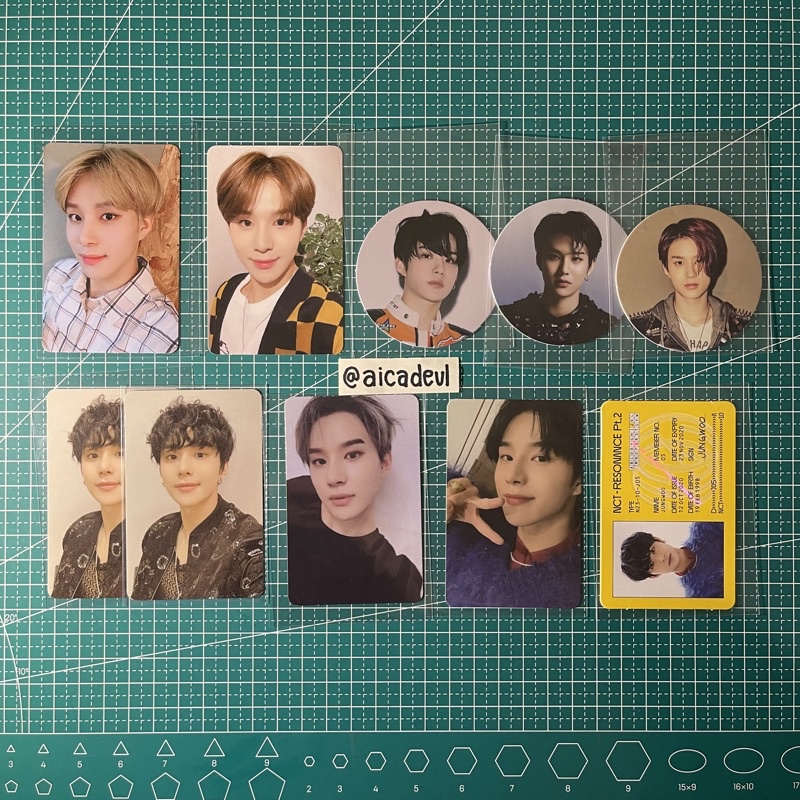 ★ JUNGWOO PHOTOCARD ★ past departure id empathy super human regulate 1st 2nd player n ver pc cc