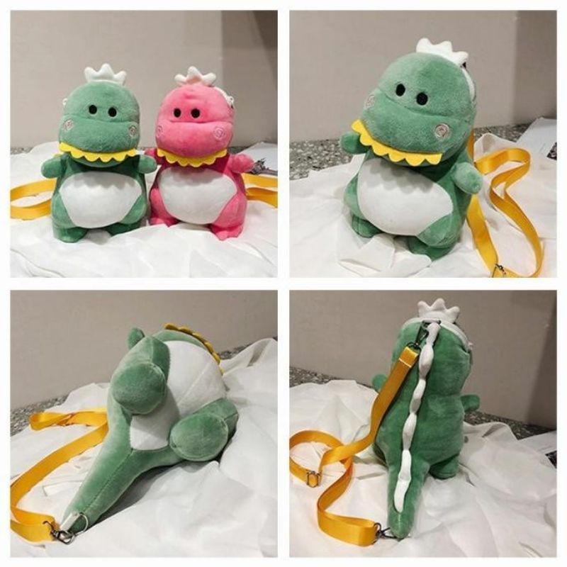 Tas Selempang Boneka DINO // tas Hp Boneka